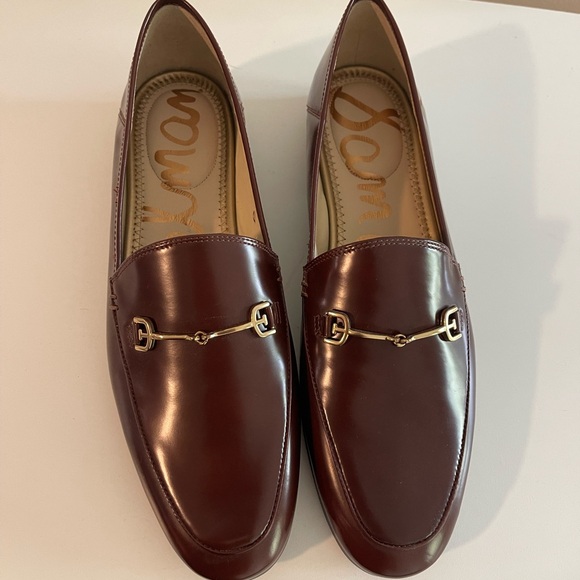 Sam Edelman Brown Horsebit Flats Timeless Elegance - Picture 1 of 5